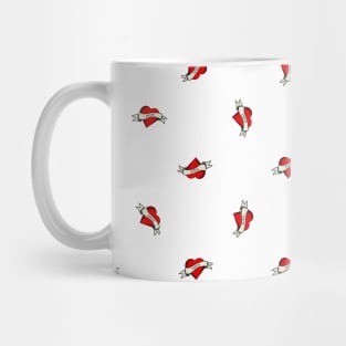 Mom Heart Tattoo Pattern Mug